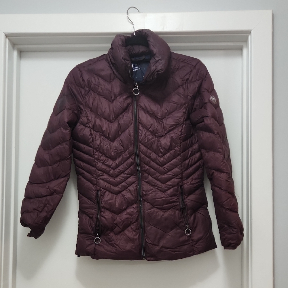 Women's Quilted Jacket - Burgundy